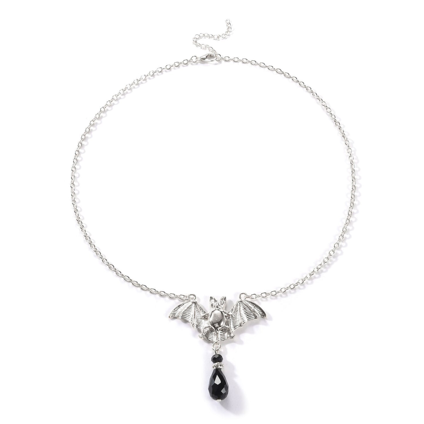 Exquisite, fashionable, simple, European and American women's alloy electroplating necklaces, alloy bat pendants, new jewelry