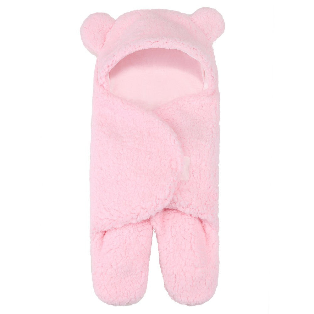 Lamb Plush Sleeping Bag Newborn Baby Swaddling Quilt Shopylife