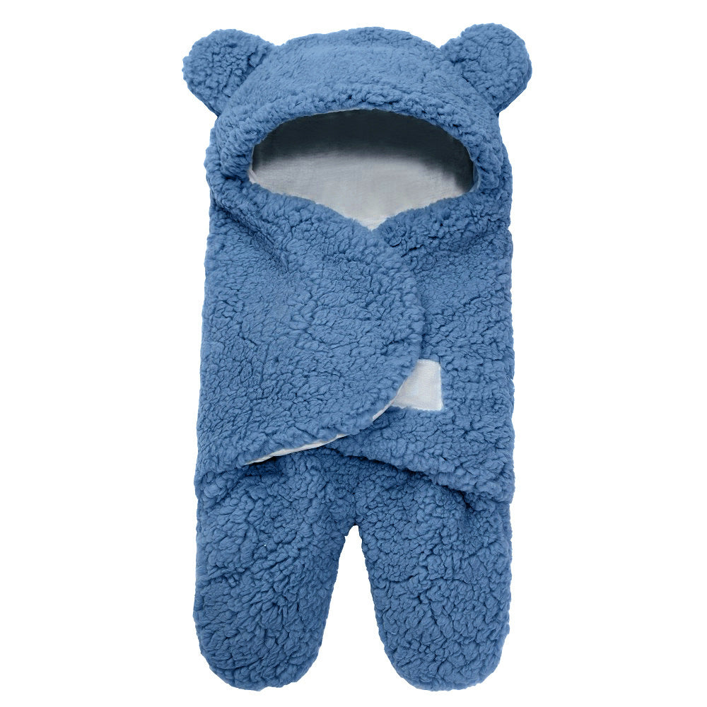 Lamb Plush Sleeping Bag Newborn Baby Swaddling Quilt Shopylife
