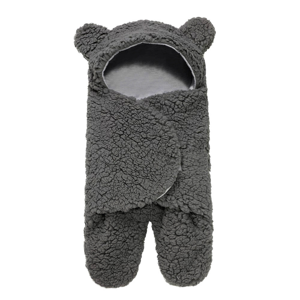 Lamb Plush Sleeping Bag Newborn Baby Swaddling Quilt Shopylife