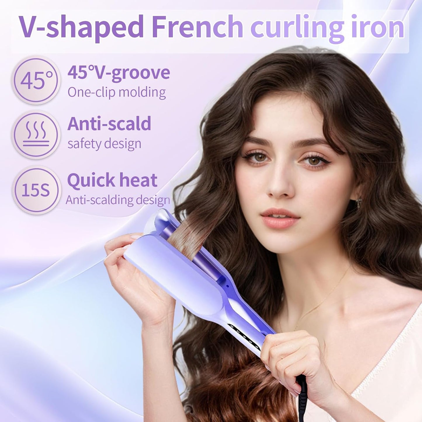 French Deep V 32MM Wave Hair Curler™