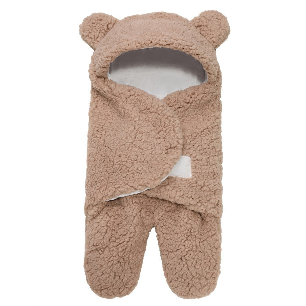 Lamb Plush Sleeping Bag Newborn Baby Swaddling Quilt Shopylife