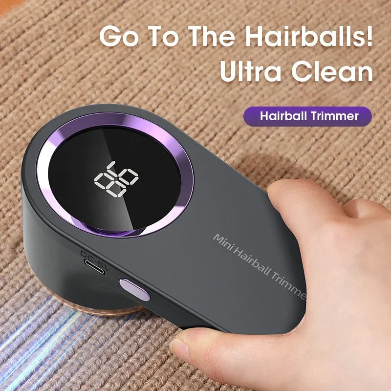 Lint Remover For Clothing Portable Electric Fuzz Pellet Remover LED Display Rechargeable For Clothes Fabric Shaver Fluff Remover ShopyRight