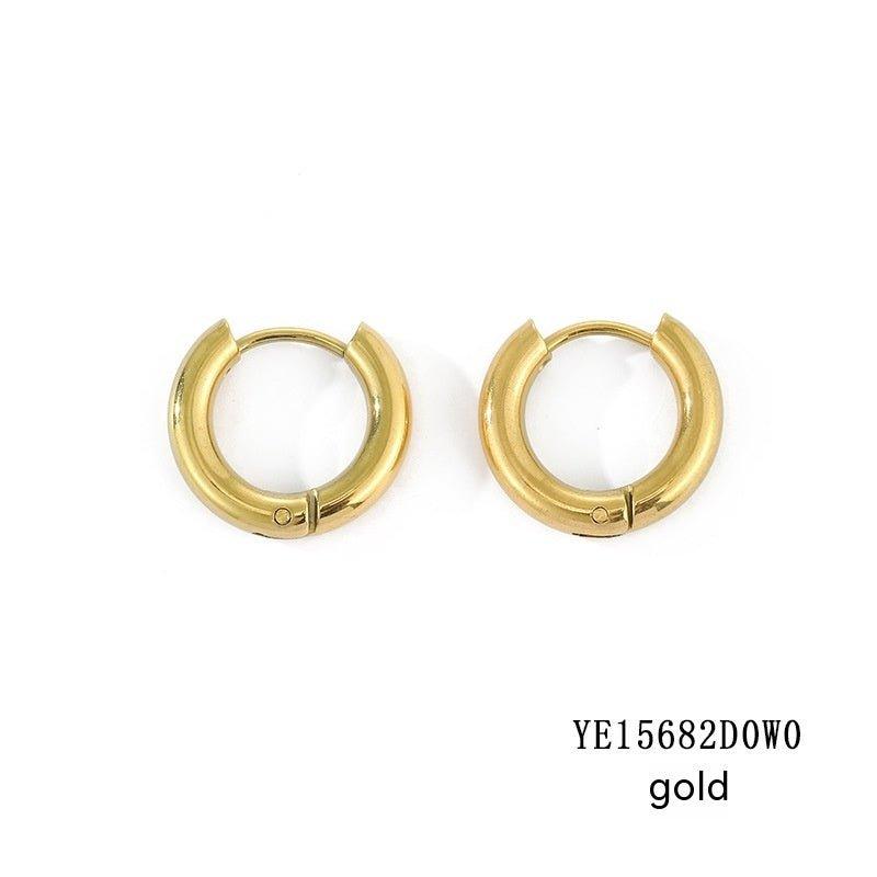 Classy RND Hoops Earrings - Shopylife -