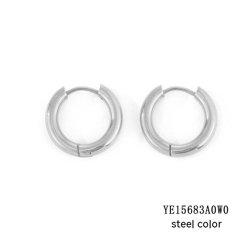 Classy RND Hoops Earrings - Shopylife -