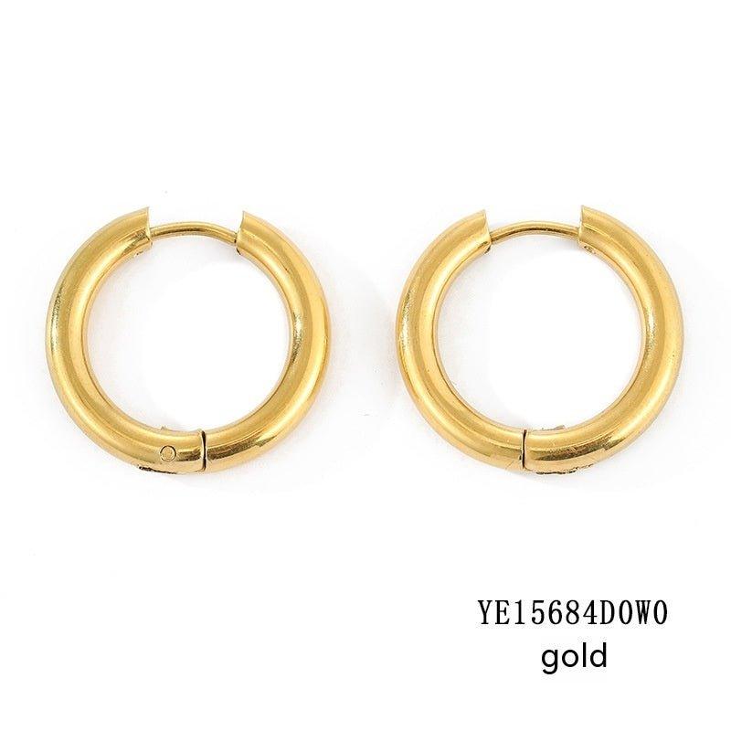 Classy RND Hoops Earrings - Shopylife -