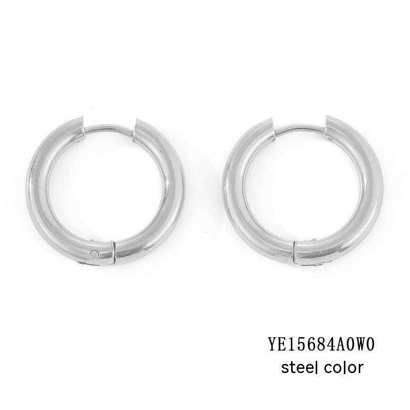 Classy RND Hoops Earrings - Shopylife -