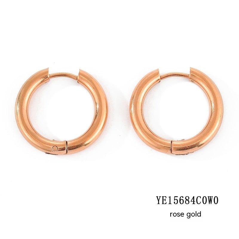 Classy RND Hoops Earrings - Shopylife -