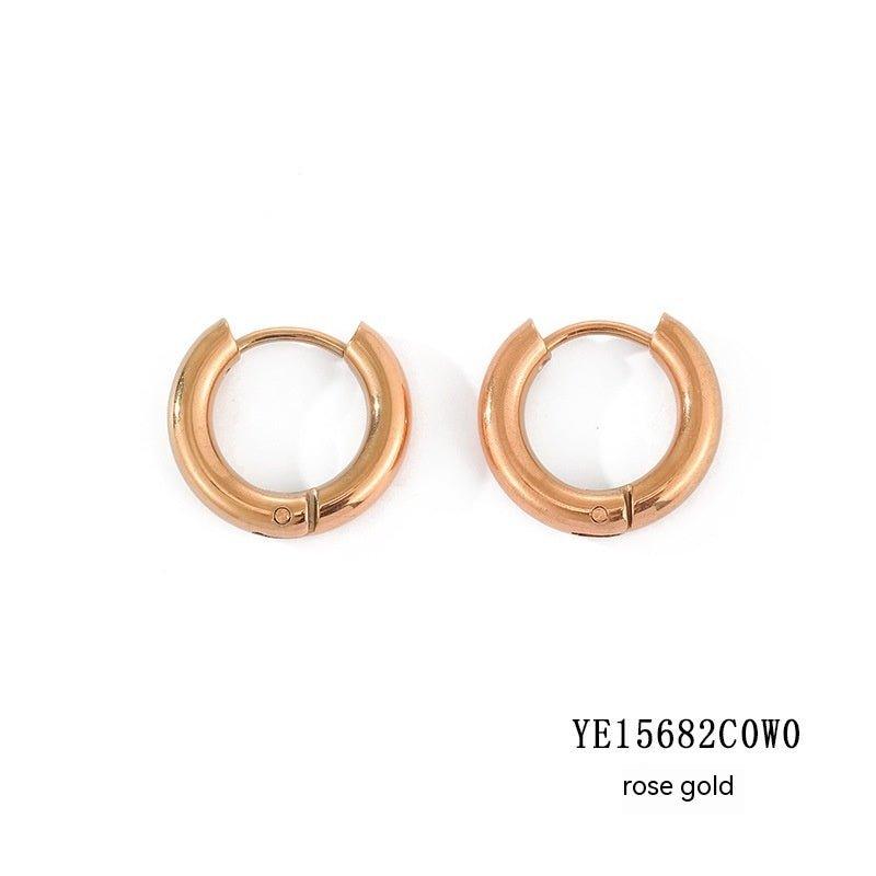Classy RND Hoops Earrings - Shopylife -