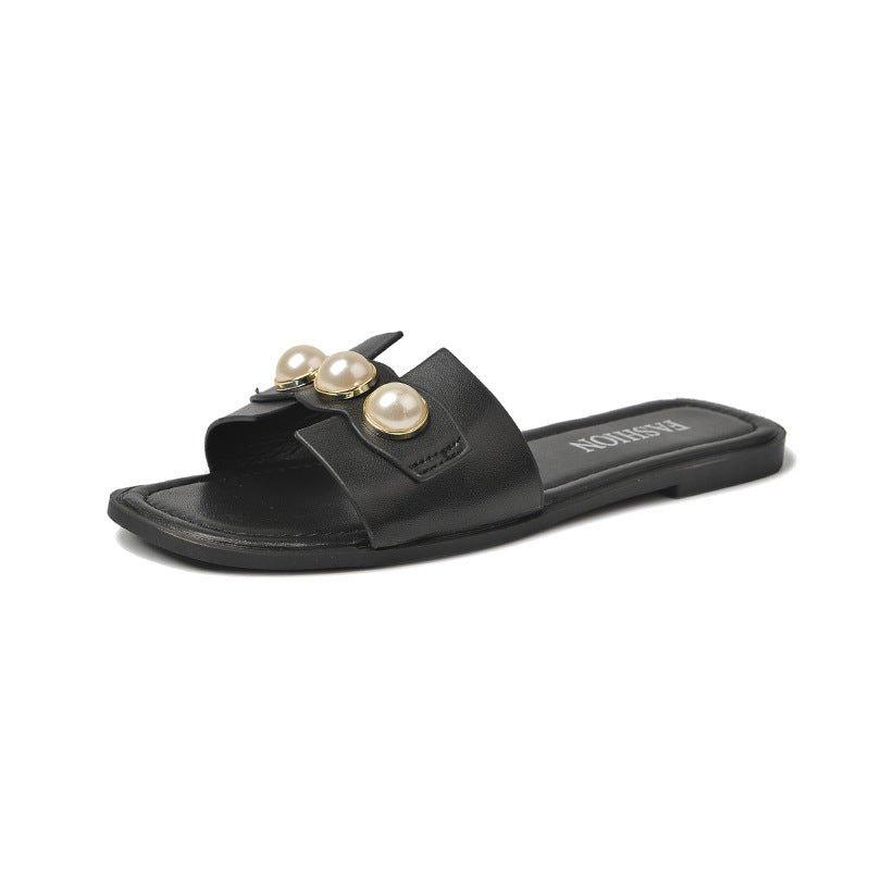 Fashion Ins Tide Flat Heel Beach Sandals - Shopylife -