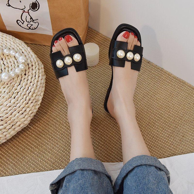 Fashion Ins Tide Flat Heel Beach Sandals - Shopylife -
