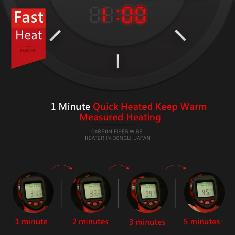Men 9 Areas Heated Jacket USB Winter Outdoor Electric Heating Jackets Warm Sprots Thermal Coat Clothing Heatable Cotton jacket Shopylife