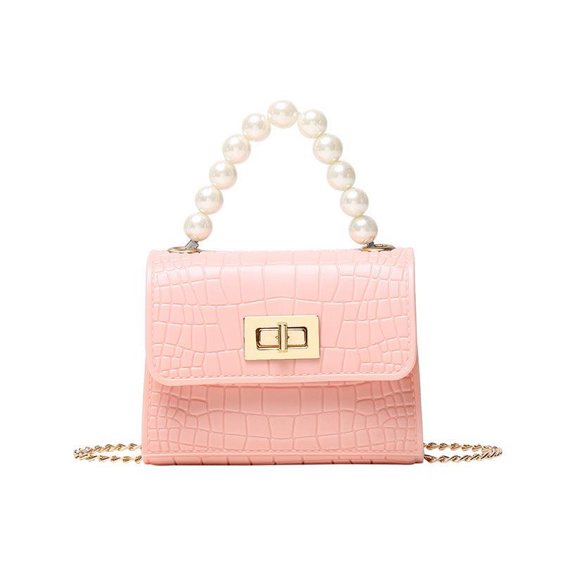 Luxe Pearl Jelly Handbag - Shopylife -