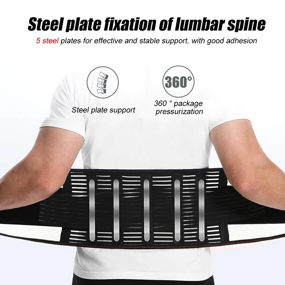 Medical Back Brace Waist Trainer Belt Spine Support Men Women Breathable Lumbar Corset Orthopedic Faja Lumbar Hombre Gym Belts - Shopylife -