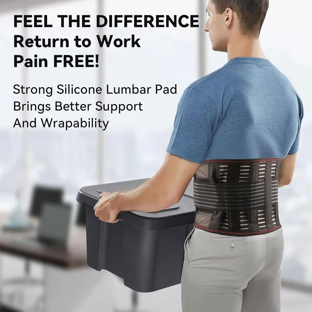 Medical Back Brace Waist Trainer Belt Spine Support Men Women Breathable Lumbar Corset Orthopedic Faja Lumbar Hombre Gym Belts - Shopylife -