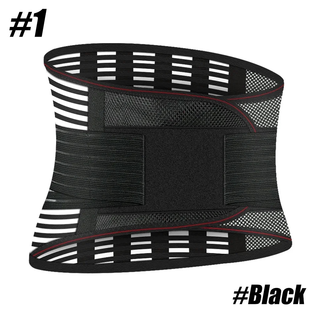 Medical Back Brace Waist Trainer Belt Spine Support Men Women Breathable Lumbar Corset Orthopedic Faja Lumbar Hombre Gym Belts - Shopylife -