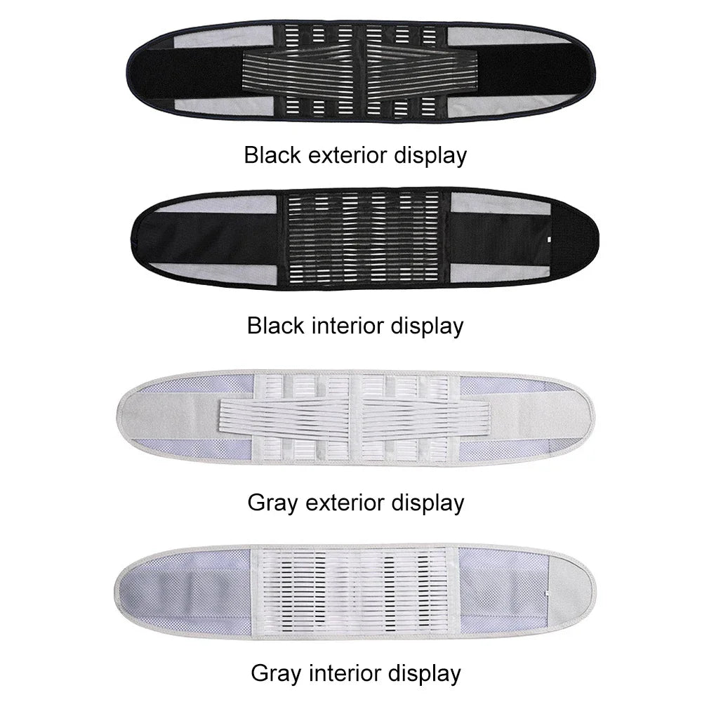 Medical Back Brace Waist Trainer Belt Spine Support Men Women Breathable Lumbar Corset Orthopedic Faja Lumbar Hombre Gym Belts - Shopylife -