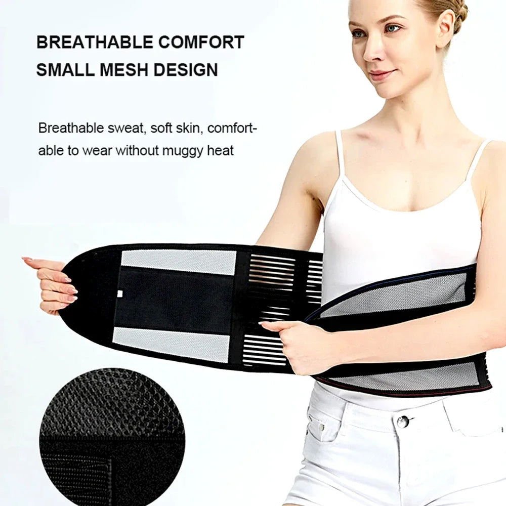 Medical Back Brace Waist Trainer Belt Spine Support Men Women Breathable Lumbar Corset Orthopedic Faja Lumbar Hombre Gym Belts - Shopylife -