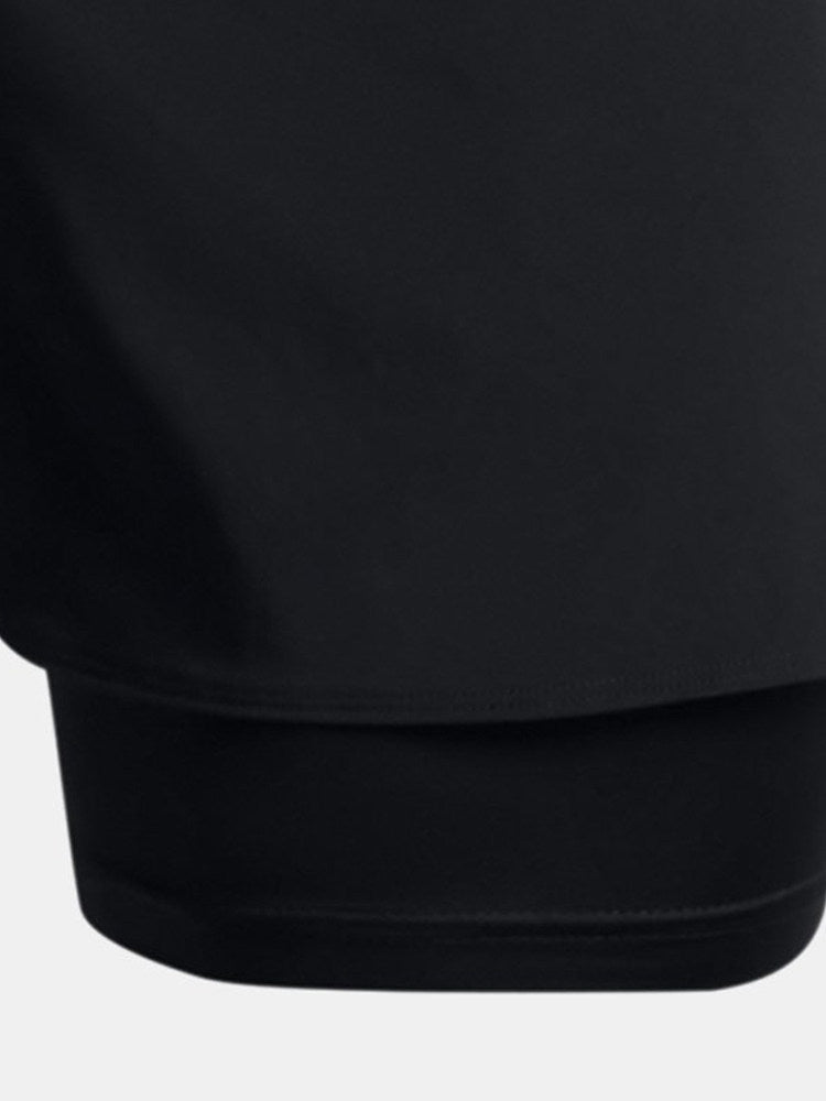 Under Armour UA Men's New Athleisure Fitness Breathable and Comfortable Black Woven Shorts 1378604-001