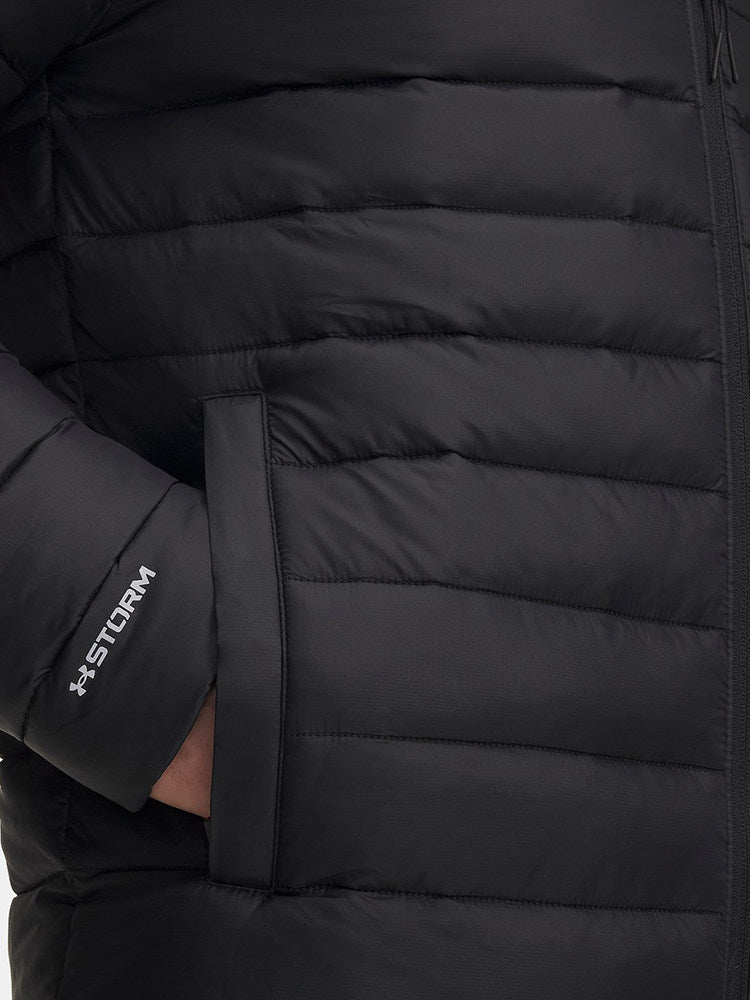 UA Under Armour Jacket Men's Autumn Winter New Woven Outdoor Windproof Sports Leisure Jacket 6006363-001