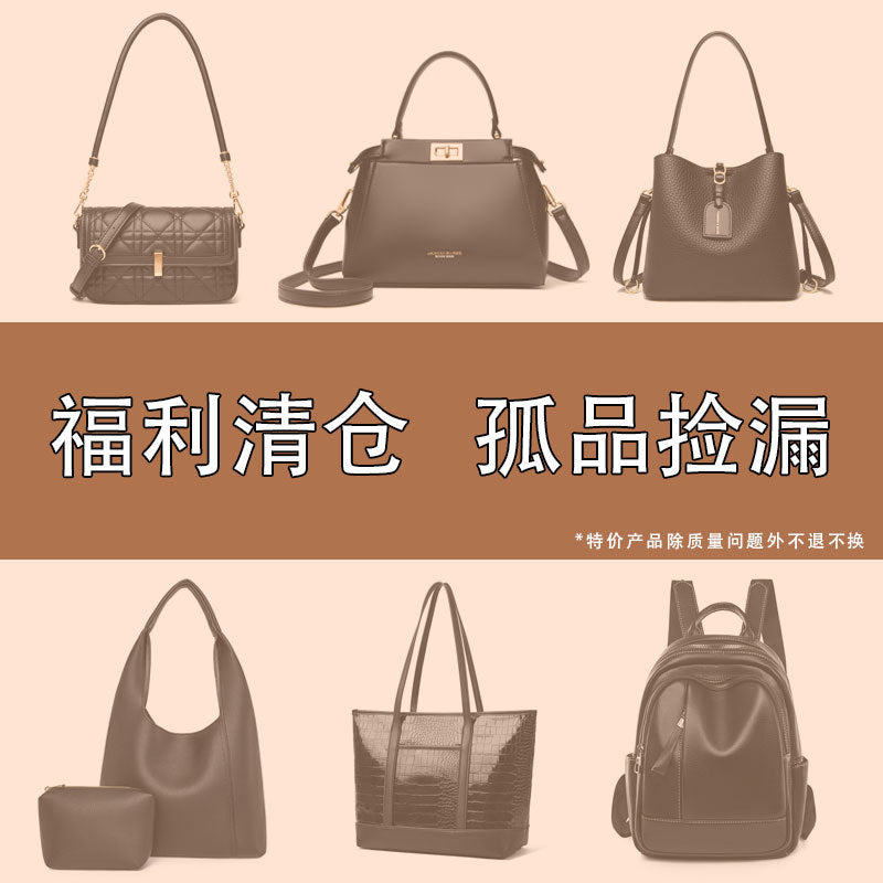 liquidação especial Novo modelo Bolsa Bolsa de ombro transversal Bolsa de ombro Bolsa de mão Bolsa tote peça única em oferta 3 dobrável