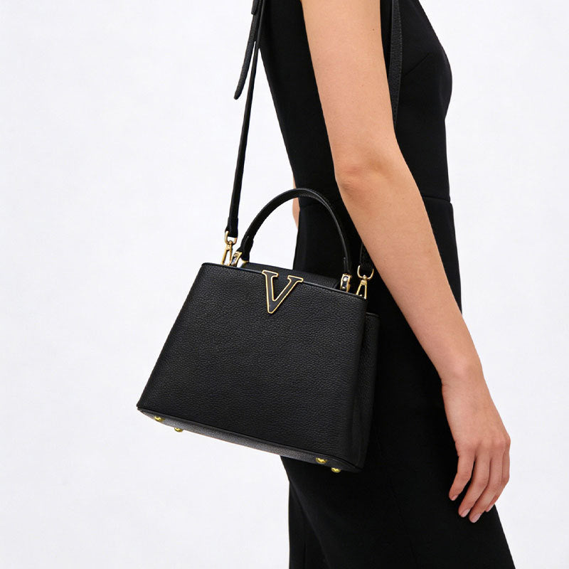 Bolsa transversal Novo modelo fashion versátil Bolsa de mão feminina minimalista elegante Grande capacidade uso diário para o dia a dia Bolsa bucket feminina