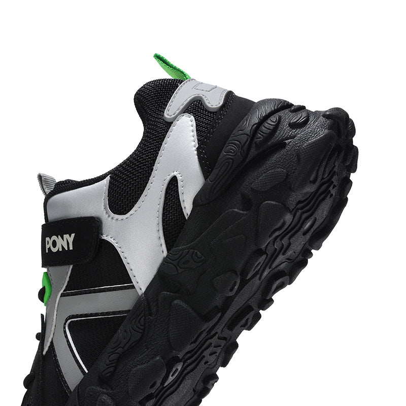 PONY Boys and Women's Shoes Spring 2025 New Retro Comfortable Cushioning Casual Sneakers 241K1MD03BK
