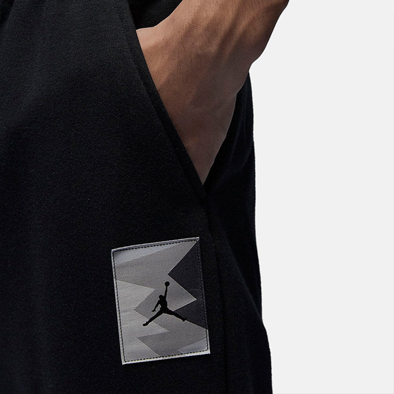 NIKE Nike JORDAN men's knitted basketball fleece closure athleisure loose trousers FD7859-010