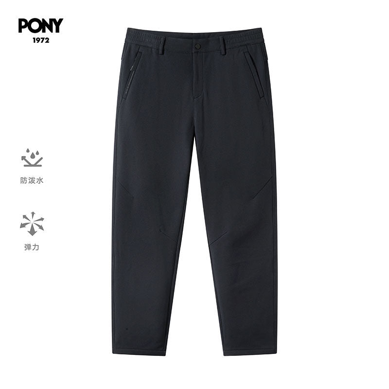PONY1972 Boni Women's Pants Trendy Loose Black Casual Warm Waterproof Woven Pants 244M2UT08