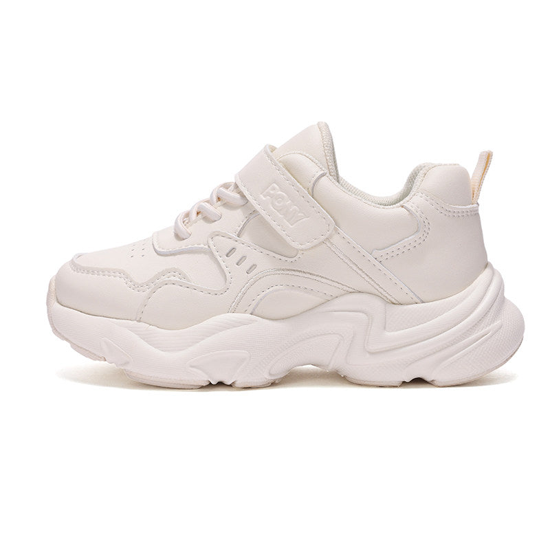 PONY boys and girls vintage daddy shoes black comfortable casual sneakers 233K1MD51