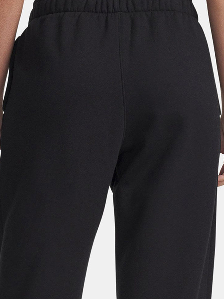 Under Armour sweatpants women's autumn and winter new loose casual corset knitted black trousers 6003676-004