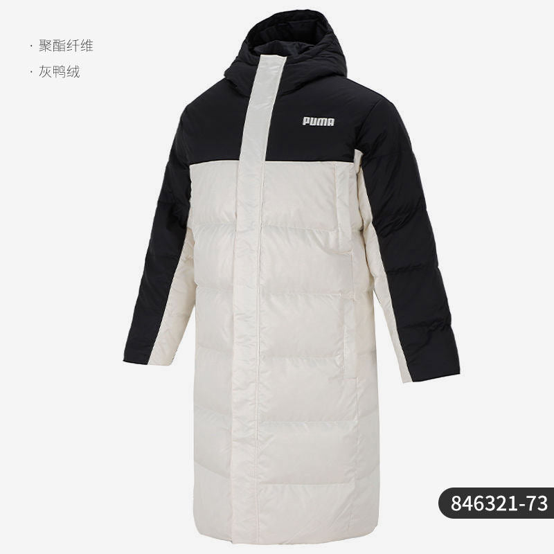 Puma official genuine new men's mid-length warm down jacket of the season 846321-01