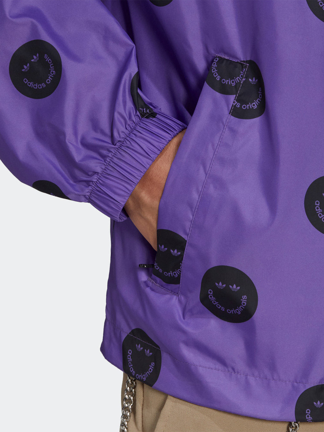 Adidas Official Genuine 2022 Summer Clover AOP Men's Sports Jacket HN0395