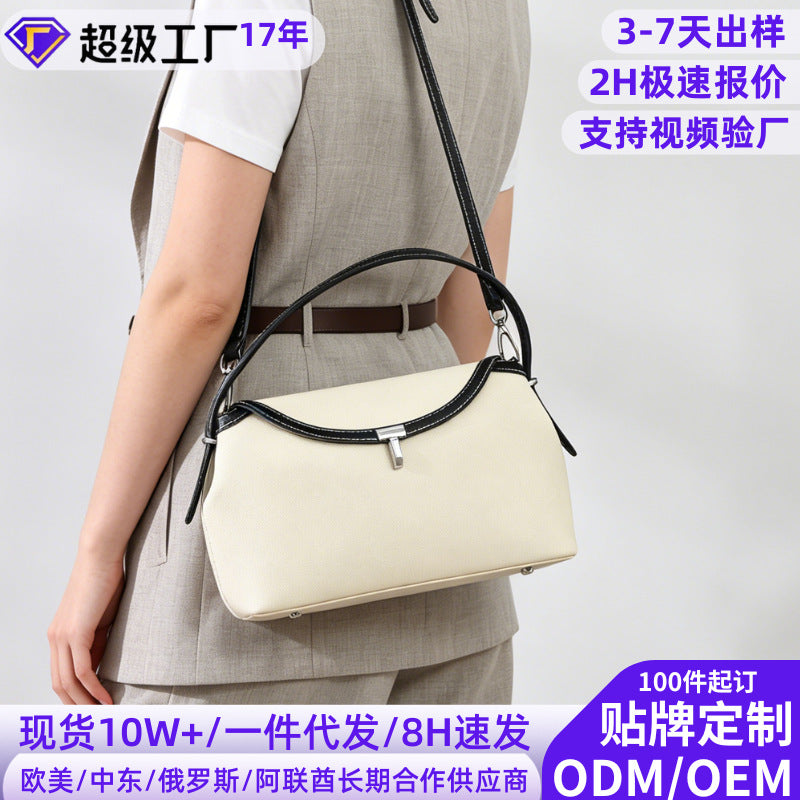 Internacional fashion Bolsa transversal minimalista exclusiva design sofisticado Bolsa Grande capacidade para o dia a dia Bolsa de mão feminina atacado fábrica