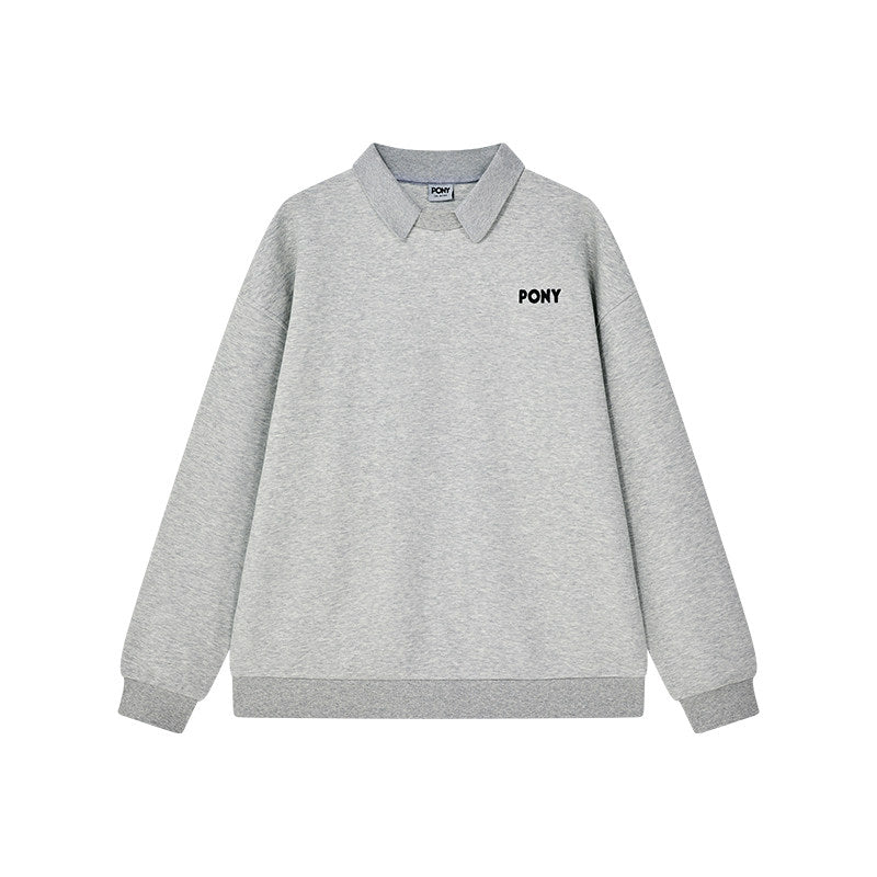 PONY1972 Fall/Winter New Lightweight and Comfortable Athleisure Long Sleeve POLO 243U2CP50