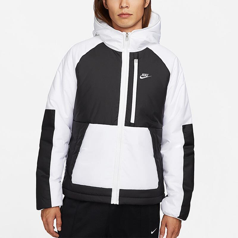 NIKE Men's Hooded Warm Training Stitching Casual Jacket Jacket Padded Suit DD6858-070-100