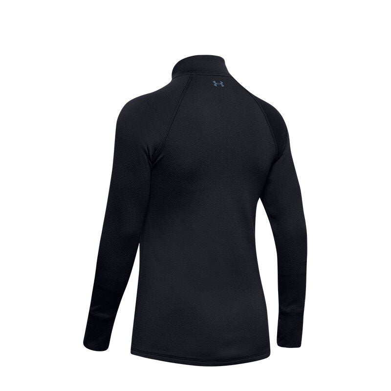 Sweatshirt oficial Under Armour UA de manga comprida, roupa desportiva para mulher, novo modelo com gola alta e meio fecho, uniforme de treino, código 1343319