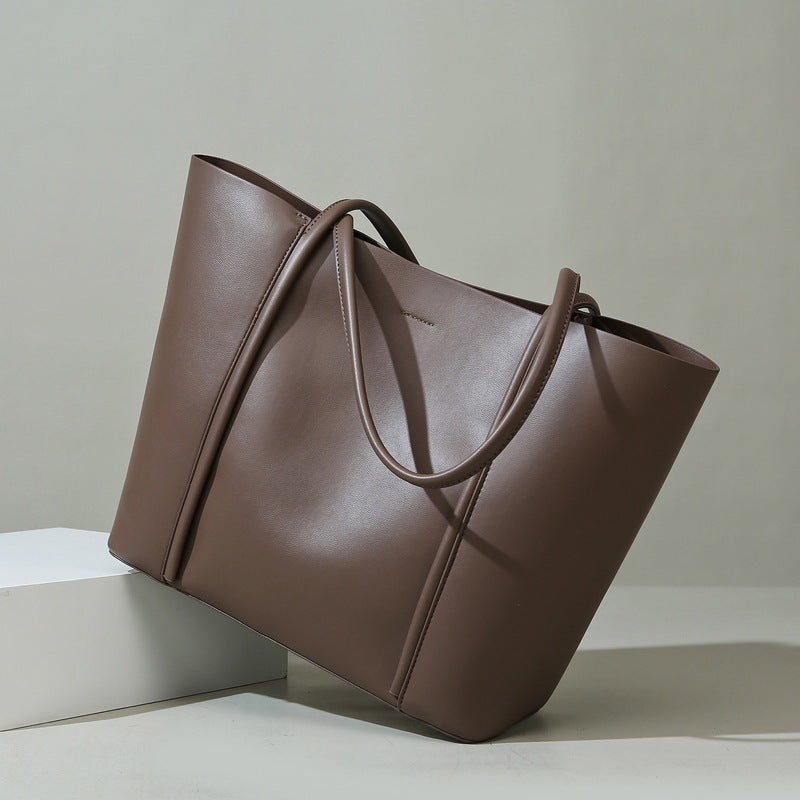 Bolsa tote Novo modelo elegante Bolsa Grande capacidade casual conjunto de bolsa principal e pequena fashion minimalista para o dia a dia Bolsa de ombro bolsa feminina