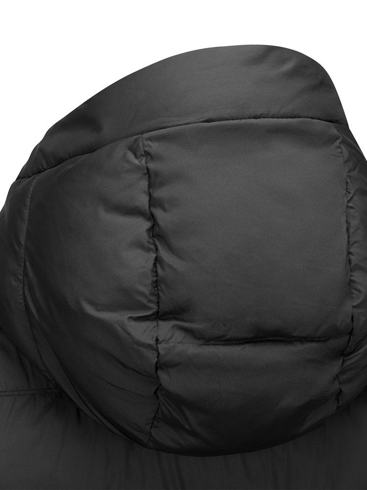 Casaco de mulher Skechers 25 de inverno, novo, quente, de tecido plano, comprimento midi, com enchimento de plumas, modelo P425W092-0018