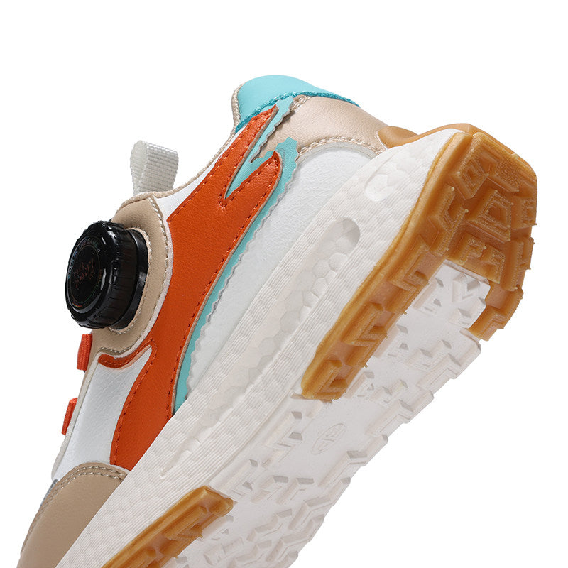 PONY Boys and Women's Lightweight Running Shoes Button Buckle Anti-Slip Abrasion Resistant Athleisure Shoes 241K1MD12KK