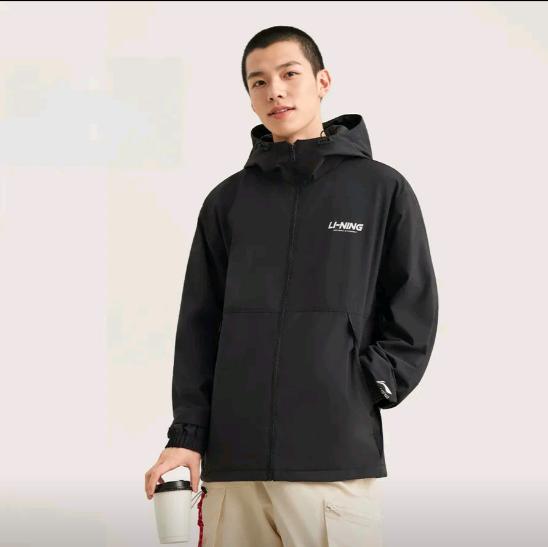 Banzheng Sports Li Ning Jacket Men's Winter New Woven Thickened Warm Loose Hooded Water-Repellent Sports Jacket