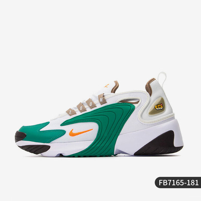 Nike official genuine zoom2k men's and women's low-top fashion lightweight athleisure shoes DZ2774-111
