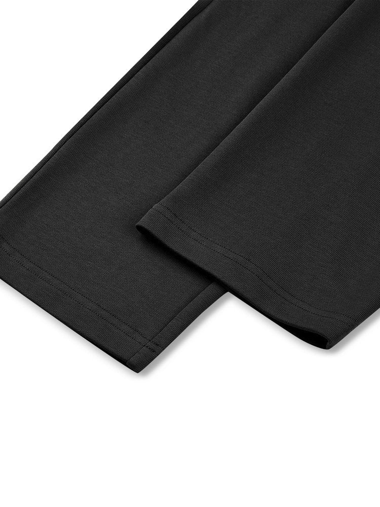 Calças de fato de treino unissexo Skechers inverno 2025, calças de malha, leggings casuais, calças direitas L425M071