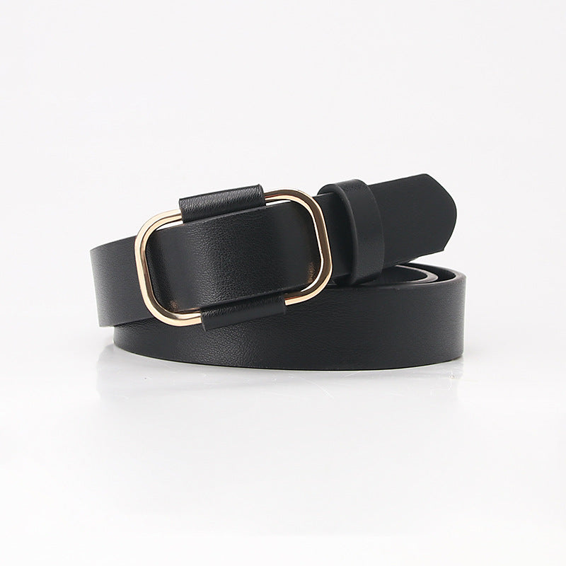 New versatile non-porous freely adjustable women's belts simple high-quality decorative jeans belt manufacturers wholesale