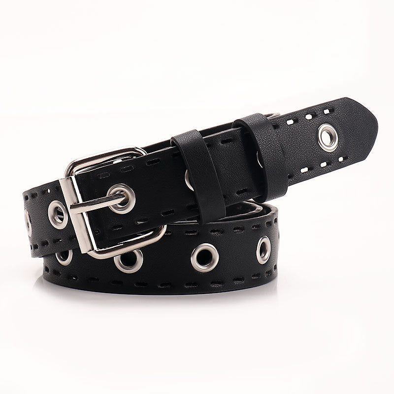 Cross-border new fashion cut-out belt women's versatile jeans belt trendy hip-hop style corn unisex belt