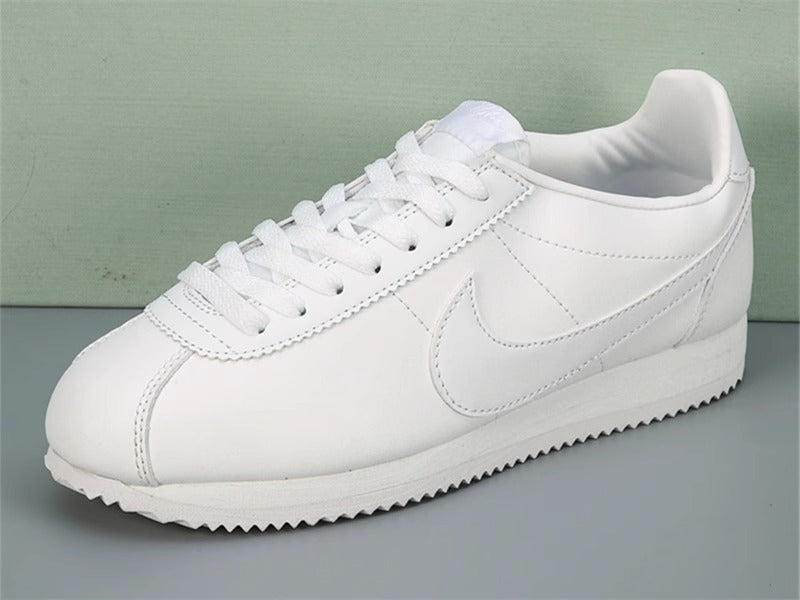 Sapatos CORTEZ Clássicos Impermeáveis em Couro Forrest Masculino e Feminino | Tênis Retrô de Corrida Esportivo Casual Transfronteiriço Comércio Exterior