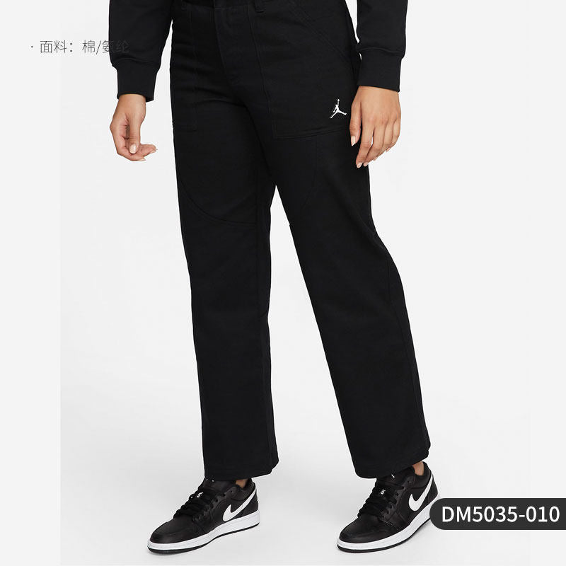 Calça desportiva de senhora Nike Jordan original, modelo reto e respirável, modelo DM5035-040.