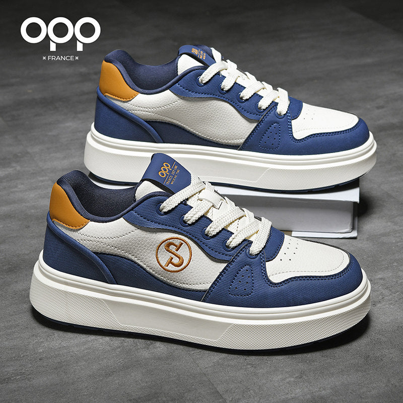 OPP men's shoes spring 2026 new platform sole increase height sports leisure versatile niche design sense low-top board shoes for men