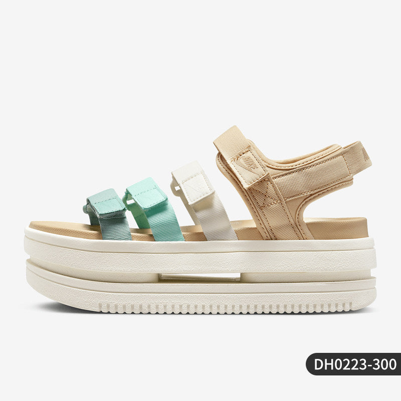 Nike Official Genuine Icon Classic Women's Platform Anti-Slip Sneaker Sandals DH0223-100