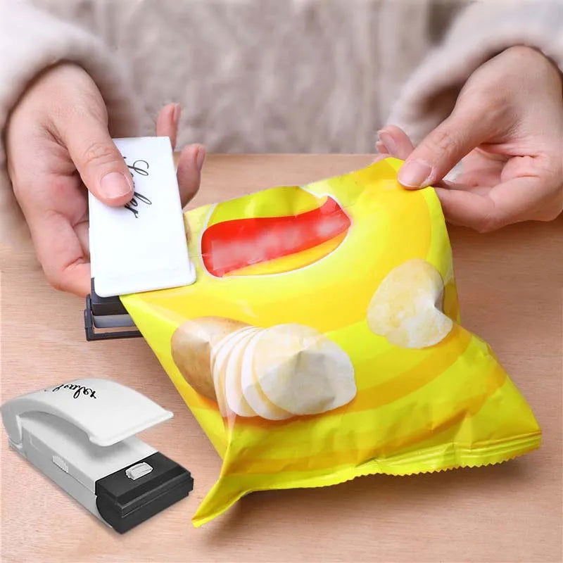 Plastic Heat Bag Sealer Food Packaging Sealing Machine Portable Snack Bag Sealing Clip Kitchen Storage Accessories Home Gadgets - Shopylife